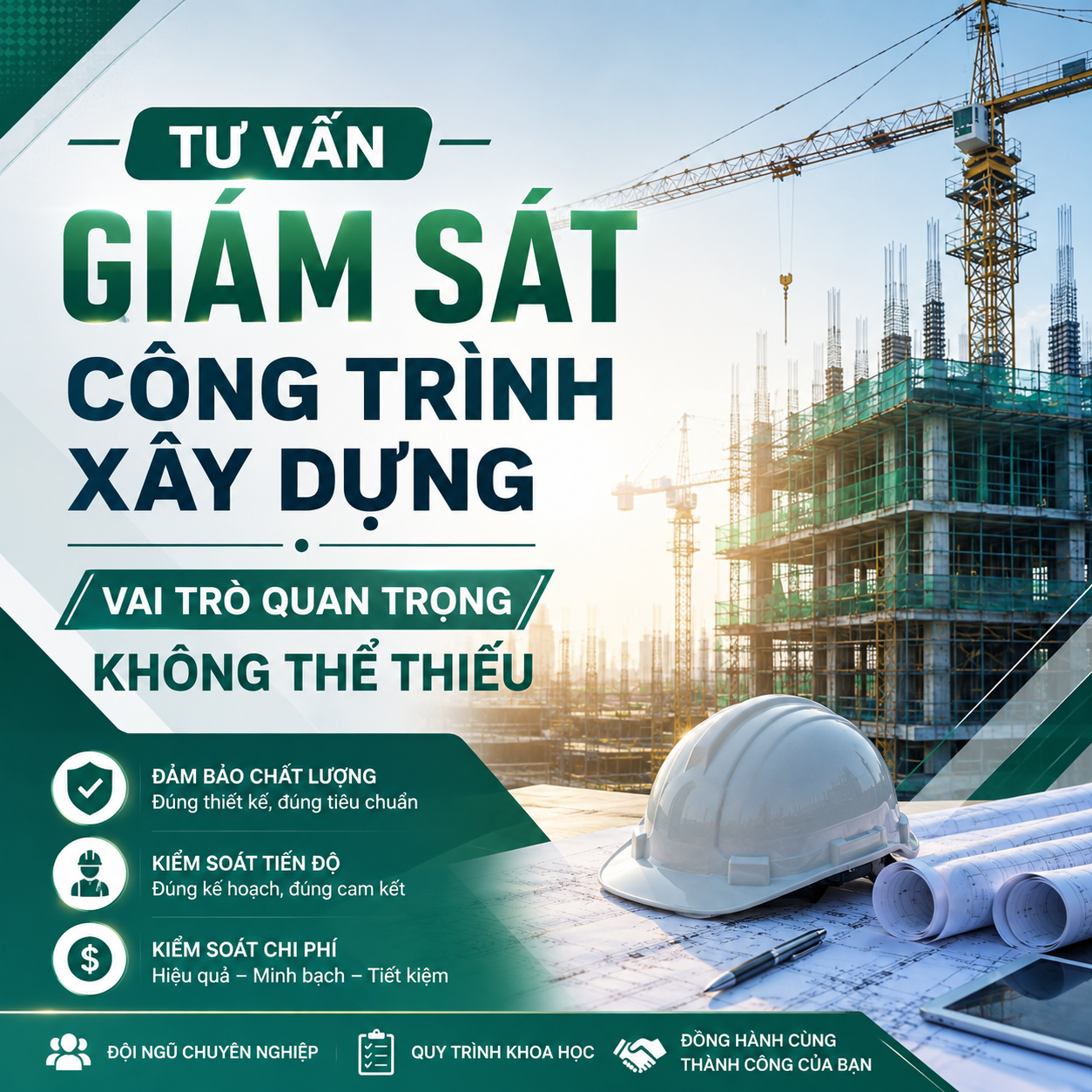 Tư Vấn Giám Sát Công Trình Xây Dựng – Vai Trò Quan Trọng Không Thể Thiếu